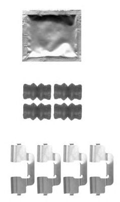 HELLA PAGID 8dz355204271 -  Комплектующие, колодки дискового тормоза
